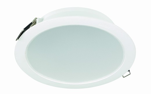 Simon 12W 1150 lumens 3000K LED round recessed downlight