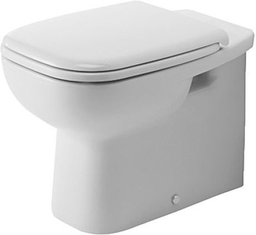 Duravit Toilettenboden stehend D-Code hoher weißer Tank