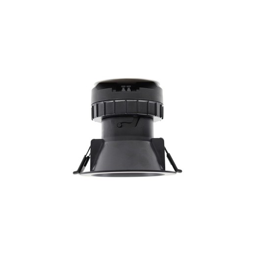 PULCOM round recessed black 8W with Switch 2700-3200-4000K Beneito Faure
