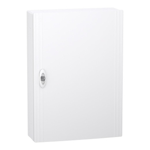 Modular enclosure PrismaSeT XS 3 Rows 18 Modules White Door Surface