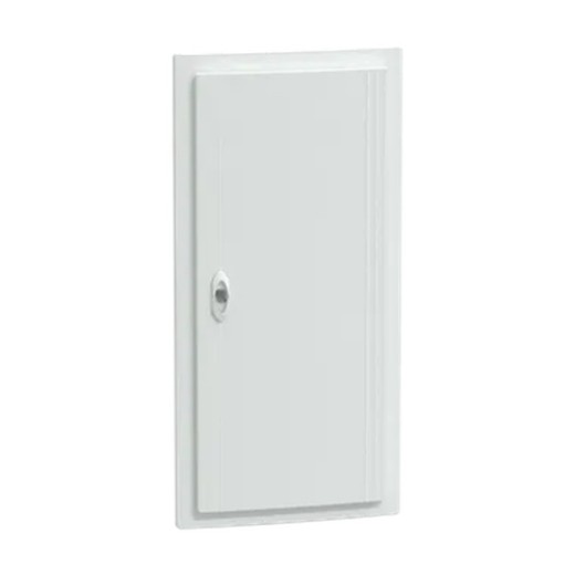 Modulares Gehäuse PrismaSet XS 4 Reihen mit 13 Modulen, eingebettete weiße Tür