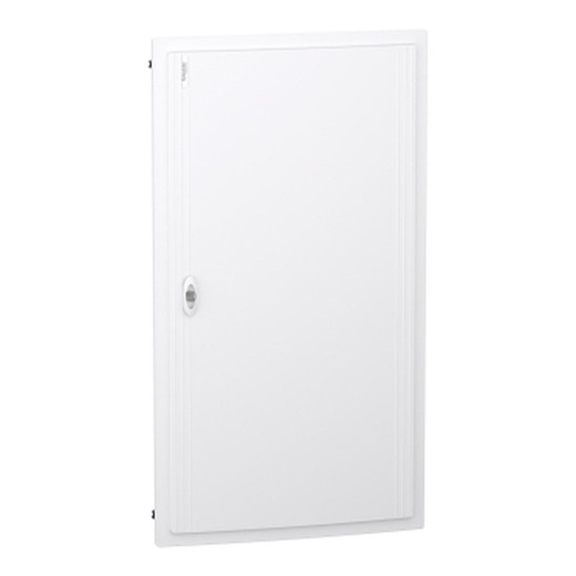 Modulares Gehäuse PrismaSet XS, 6 Reihen, 24 Module, versenkte weiße Tür