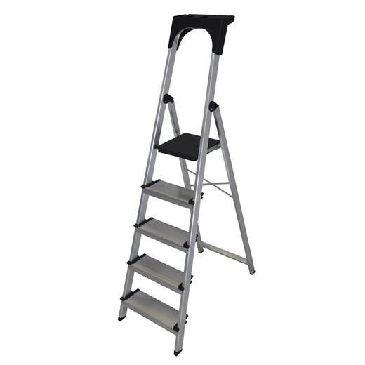 ALTIPESA Bricobox aluminum ladder 5 wide steps