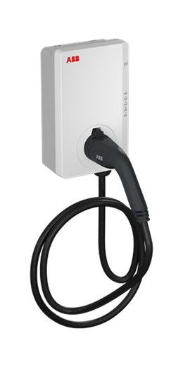 AC TAC-11 electric car charging station with 5 meter cable with RFID Abb