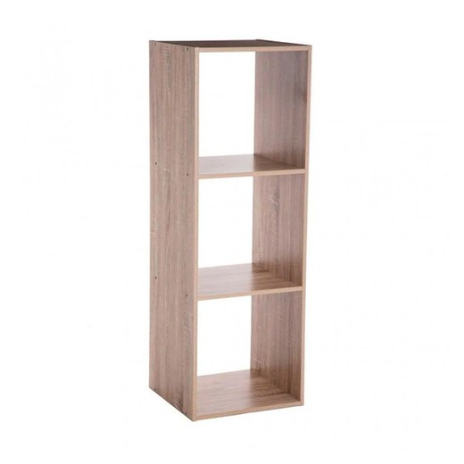 Rekken met 3 naturel planken 34,5x32xh.100,5cm 5 Five