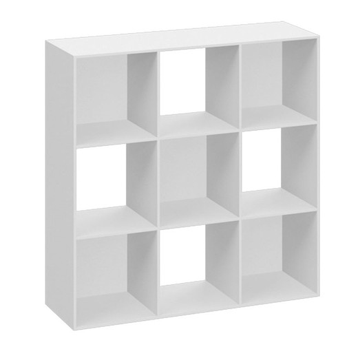 Shelving unit with 9 shelves white 100.5x32xh.100.5cm 5 Five