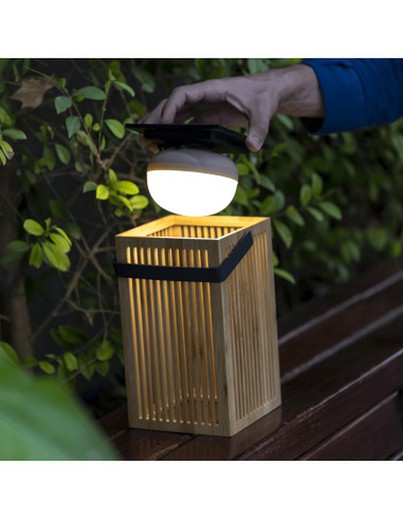 Lámpara de pie para exterior sin cables Okinawa con batería recargable New  Garden