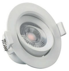 Foco Downlight LED DECOR ajustável 7W / Ø90 / CCT branco