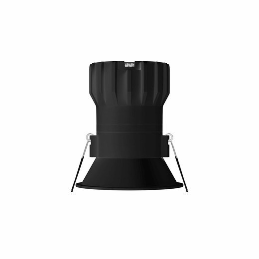 Foco empotrable LED PULSAR negro 8W con Switch 2700-3200-4000K Beneito Faure