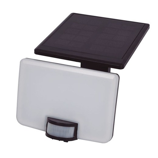 Faretto LED solare Luna 11W 1500 Lumen nero Duolec