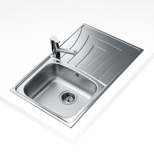 Sink right and built-in UNIVERSO79 1C 1E 45 cm Teka