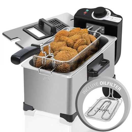 Friteuse CleanFry 3L Full Inox Cecotec