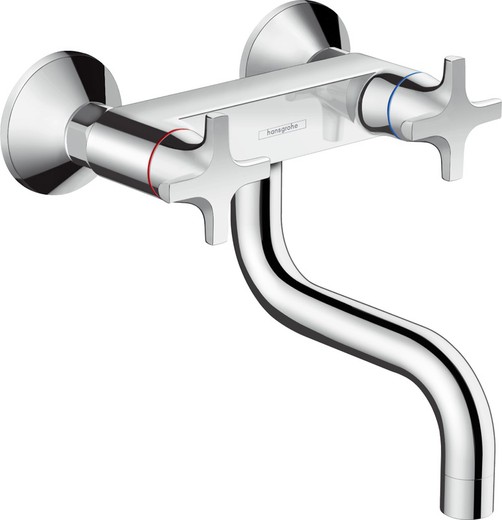 LogisClassic chrome built-in Hansgrohe built-in kitchen mixer tap