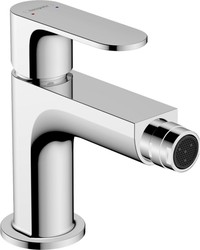 Rebris S eengreepsbidetmengkraan met automatische afvoer chroom Hansgrohe