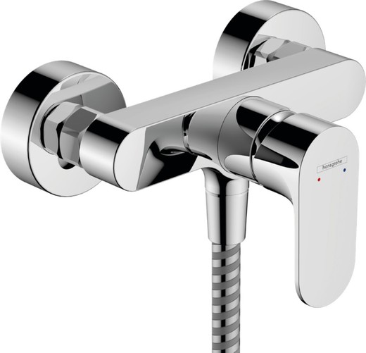 Miscelatore monocomando doccia Rebris S a vista cromo Hansgrohe