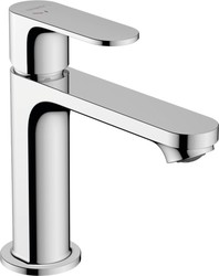 Grifo mezclador monomando de lavabo 110 Rebris S CoolStart sin vaciador cromo Hansgrohe