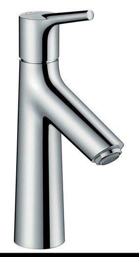 Hansgrohe chrome single-handle basin mixer tap CoolStart without waste