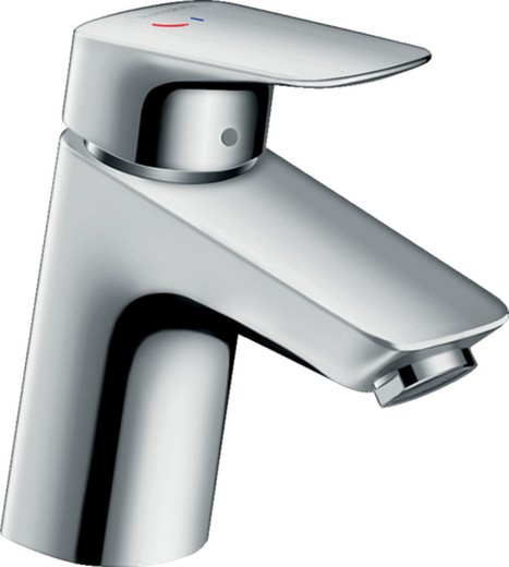 CoolStart single lever basin mixer with chrome pop-up waste Hansgrohe