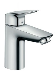 Grifo monomando de lavabo Logis con vaciador Push-Open Hansgrohe