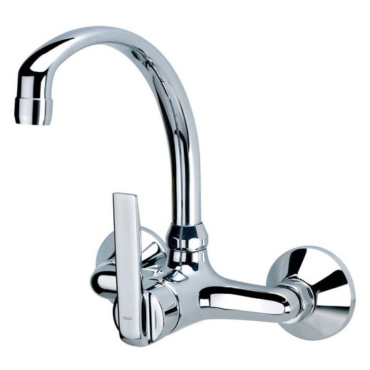 IN 024 wall-mounted mixer tap with swivel spout Teka
