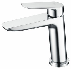 Single-lever basin faucet finished in chrome-plated brass Belgium Imex