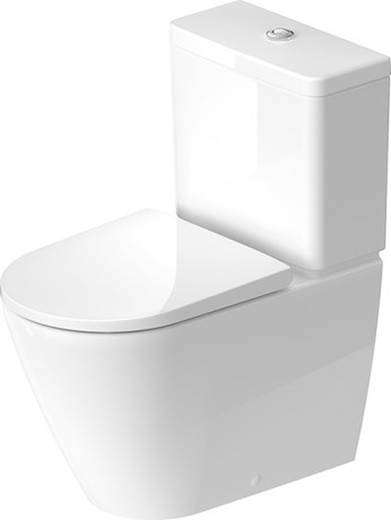 Ensemble complet de toilettes sur colonne Duravit D-Neo