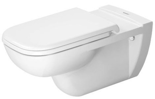 Duravit D-Code wall-hung toilet suitable for people with disabilities