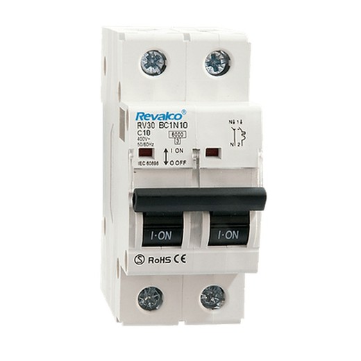 Interruptor automático RV30 - 6KA 1P+N 06A