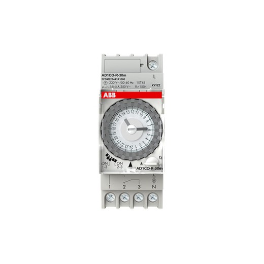 Time switch with reserve AD1NO-R-30m Abb