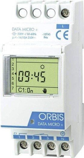 Data Micro interruttore orario digitale + 1 circuito Orbis