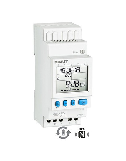 Dinuy 2 modules daily and weekly digital time switch