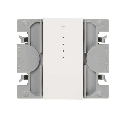 Dimmable master switch with narrow button white Simon 270