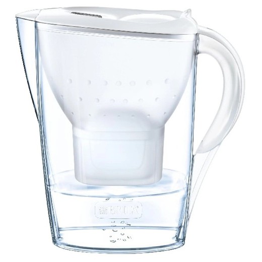 Carafe filtrante blanche Brita Marella