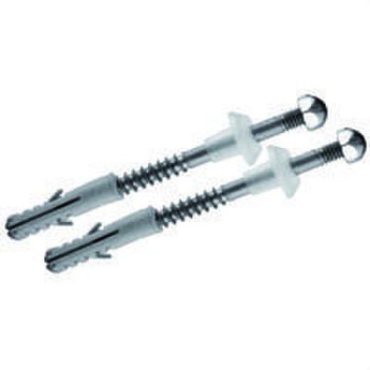 Stainless steel toilet screw set