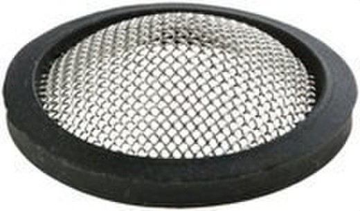 Vlakke rubberen pakking met filter 3/4"