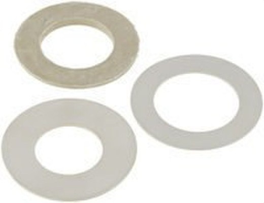 White flat gaskets 3/4"