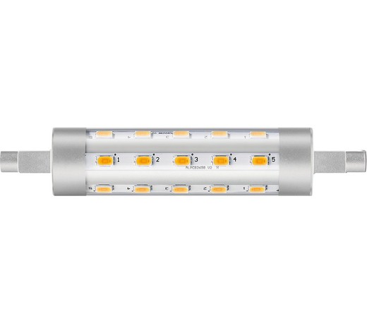 Lâmpada linear LED CorePro R7S 118mm 6,5-60W 830