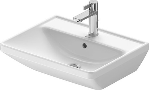 550mm D-Neo washbasin with overflow and bench