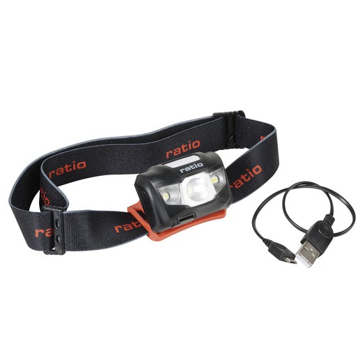 Linterna frontal LED RATIO recargable Headlamp 5536 — Rehabilitaweb