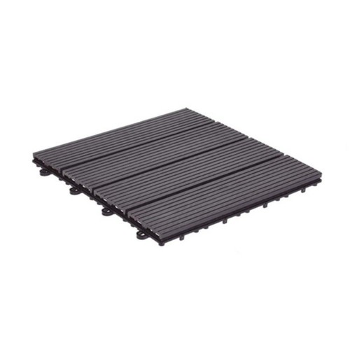 Artificial polypropylene floor tiles 30x30cm 6 units