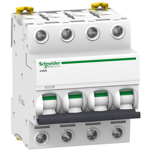 Stroomonderbreker pia IC60N 4 polen 25A C Schneider electric