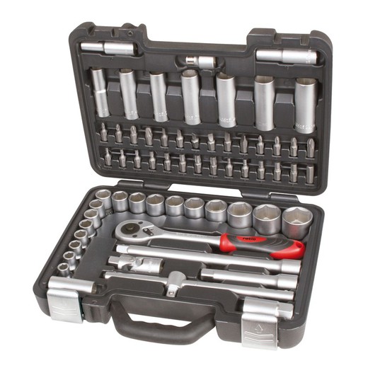 RATIO 62-piece socket wrench case