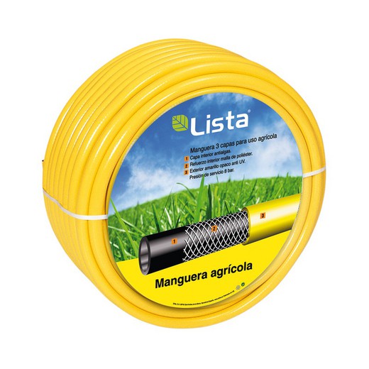 LISTA irrigation hose 25 mm 50 meters