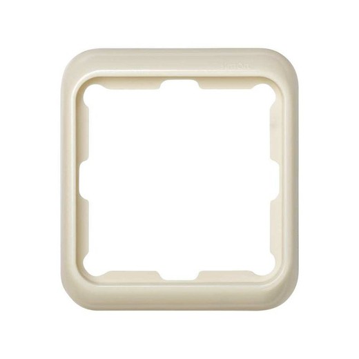 Frame for 1 element ivory Simon 75