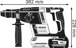 Martello perforatore a batteria con SDS plus GBH 18V-26 F Professional —  Rehabilitaweb