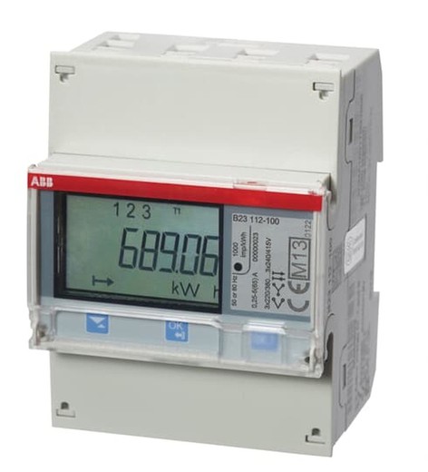 Medidor/contador de electricidad B23 112-100 Abb