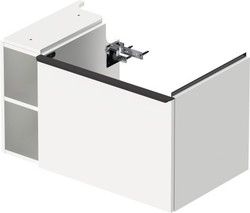 Mueble bajo para lavabo suspendido D-Neo para lavabo a la derecha