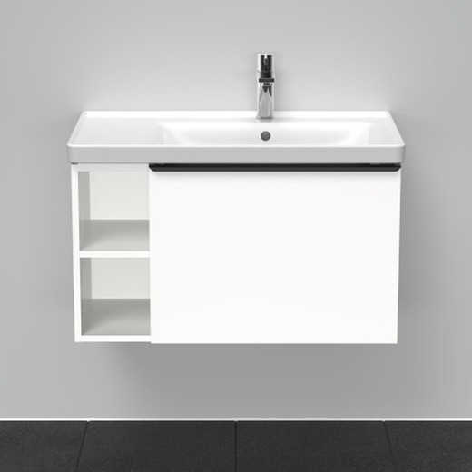 MH6 Mueble bajo lavabo simple suspendido de aluminio con lavabo