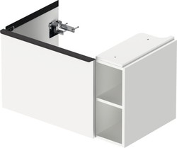 Móvel básico D-Neo de parede para lavatório com lavatório à esquerda