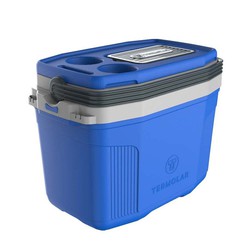 Starrer tragbarer Kühlschrank 20L blau Thermolar